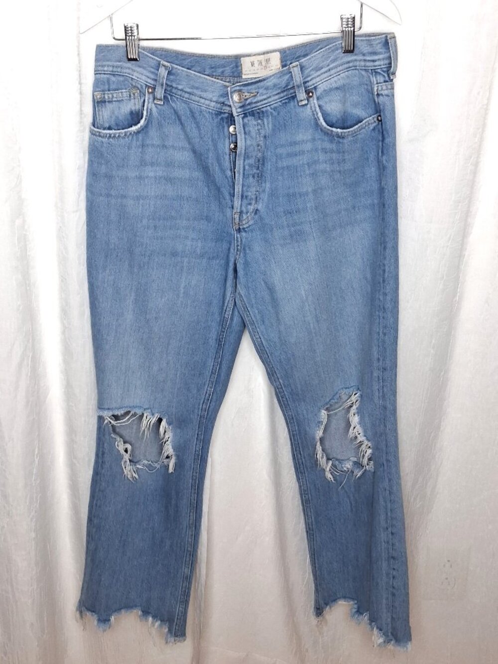 We The Free Maggie Straight Leg Destroyed 5 Pocket Jeans